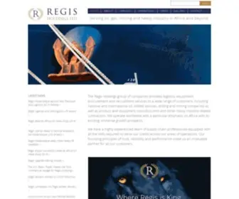 Regis.co.za(Regis Holdings) Screenshot