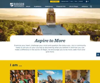 Regis.edu(Regis University) Screenshot