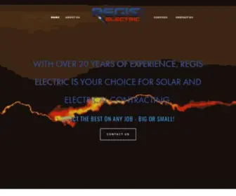 Regiselectric.com(Regis Electric) Screenshot