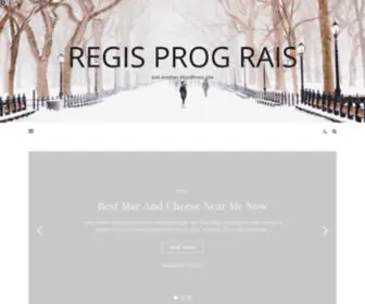 Regisprograis.com(Regis Prog Rais) Screenshot