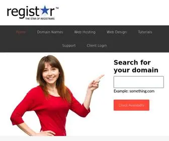 Registar.com(The Star of Registrars) Screenshot