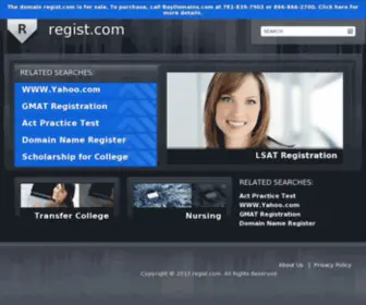 Regist.com(regist) Screenshot