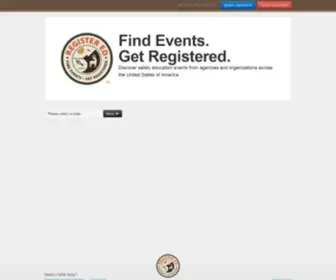 Register-ED.com(Official Online Hunter and Boater Education Event Registration) Screenshot