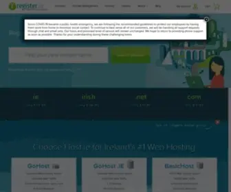Register.ie(Dublin & Ireland's Domain Provider) Screenshot