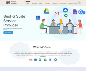 Registerbusiness.email(Google G Suite Partner) Screenshot