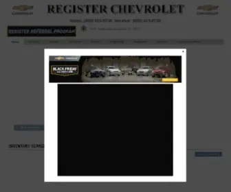Registerchevrolet.net(Your Tampa Chevrolet Source) Screenshot