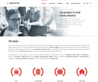 Registergroup.eu(The Gateway to your digital presence) Screenshot