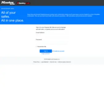 Registermysafe.com(Log In) Screenshot