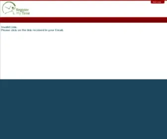 Registermytime.com(Lander) Screenshot