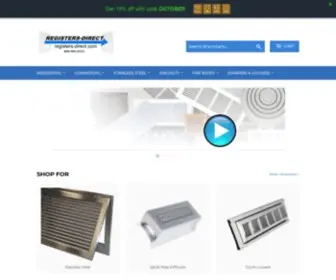 Registers-Direct.com(Grilles) Screenshot