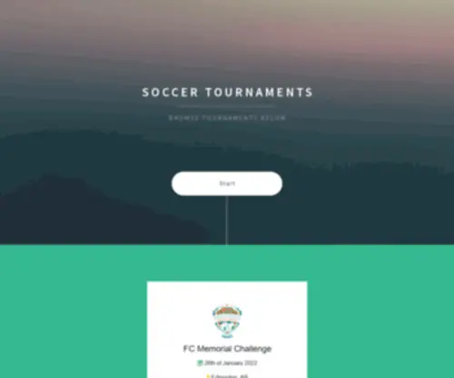 Registertournaments.com(Soccer Tournaments) Screenshot