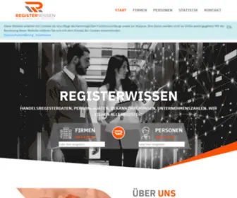 Registerwissen.de(Suche und Finde alles über Personen) Screenshot