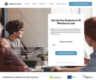 Registeryourcorp.com(Registeryourcorp) Screenshot