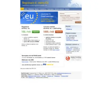 Registrace-Domeny-EU.cz(Registrace Domeny EU) Screenshot