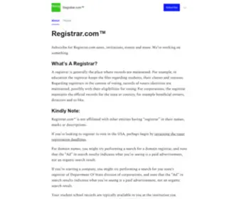 Registrar.com((Official)) Screenshot