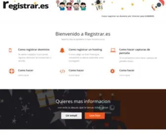 Registrar.es(Como registrar el mundo) Screenshot