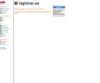 Registrar.no(Registrar) Screenshot