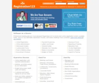 Registration123.com(Online Meeting and Event Registration) Screenshot