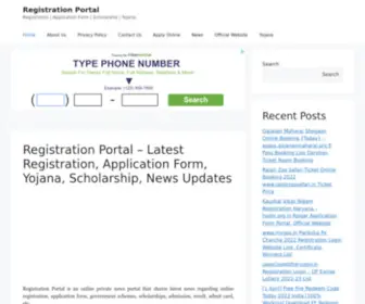 Registrationportal.in(Registration Portal) Screenshot