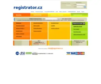 Registrator.cz(Registrace) Screenshot