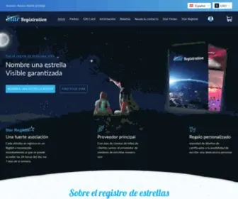 Registratuestrella.es(Nombrar una estrella) Screenshot