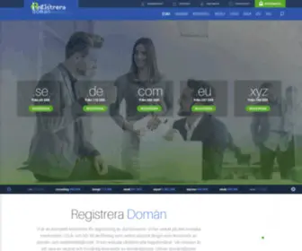 Registrera-Doman.se(Registrera domän på svenska med svenska support) Screenshot