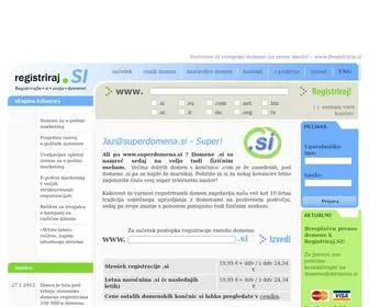 Registriraj.si(Registracija domen) Screenshot