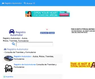 Registro-Automotor.com(Registro de Automotores) Screenshot