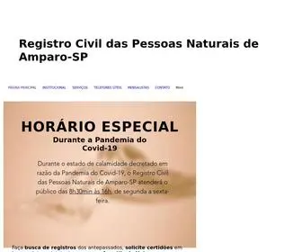 Registrocivilamparo.com(PÁGINA PRINCIPAL) Screenshot