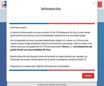 Registrodeempresasysociedades.cl(REGISTRO DE EMPRESAS Y SOCIEDADES) Screenshot
