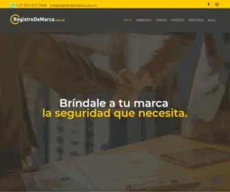 Registrodemarca.com.co(Registro de marcas en Colombia) Screenshot