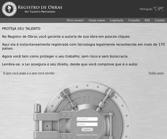 Registrodeobras.com(Registro de Obras) Screenshot