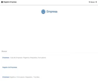 Registroempresa.com(Registro de Empresas) Screenshot