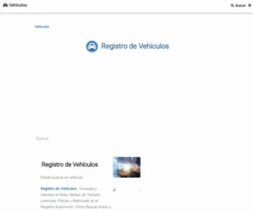 Registrovehiculos.com(Registro de Vehículos) Screenshot