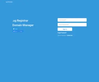 Registry.co.ug(Ug Registry) Screenshot