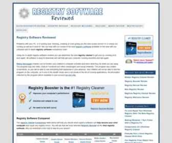 Registrysoftwarereviewed.com(تم) Screenshot