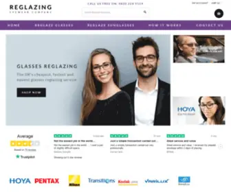 Reglazingeyewearcompany.co.uk(Reglaze Glasses & Sunglasses Online) Screenshot