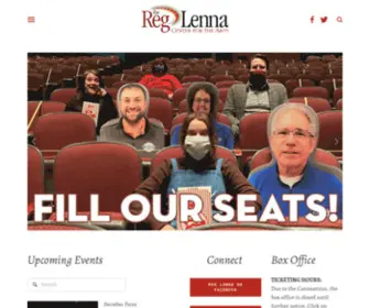 Reglenna.com(Reg Lenna Center for the Arts) Screenshot