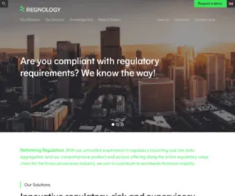 Regnology.net(Pioneering RegTech) Screenshot