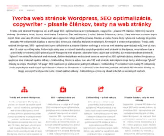 Regnomedia.sk(WordPress SEO optimalizácia) Screenshot