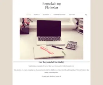 Regnskabogfladesko.dk(Regnskab og Fladesko) Screenshot