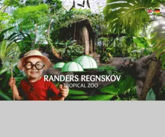 Regnskoven.dk(Randers Regnskov) Screenshot