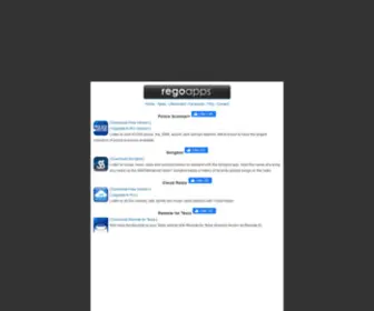 Regoapps.com(Rego Apps) Screenshot