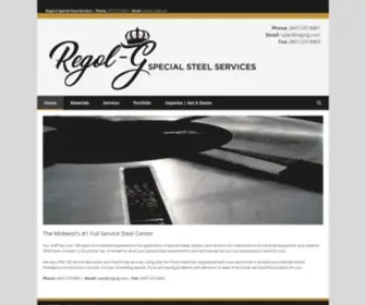 Regolg.com(Special Steel Services) Screenshot