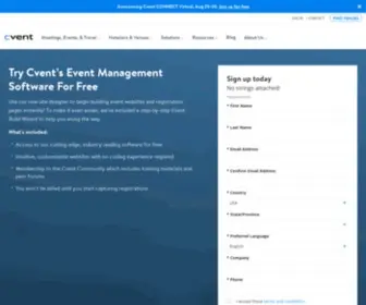 Regonline.com(Regonline is now Cvent Event Management) Screenshot