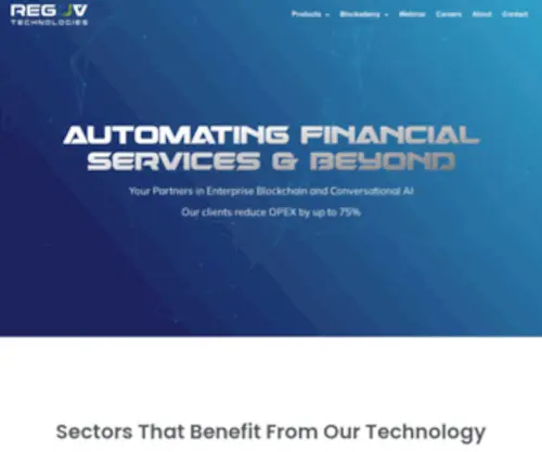 Regovtech.com(ReGov Technologies) Screenshot