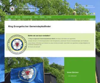 Regp.de(Ring Evangelischer Gemeindepfadfinder (REGP)) Screenshot