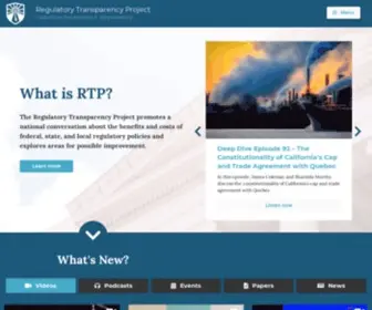 Regproject.org(The Regulatory Transparency Project) Screenshot
