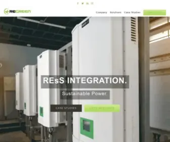 Regreencorp.com(ReGreen Corporation) Screenshot