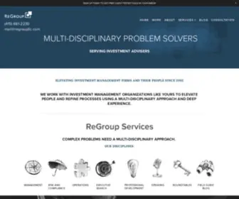 Regroupllc.com(Regroupllc) Screenshot